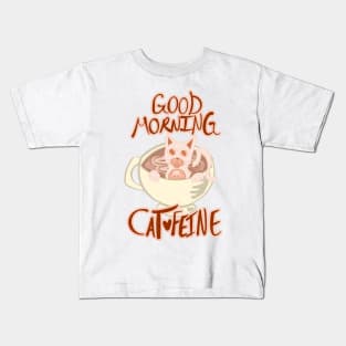 Good Morning Cat•Feine V11 Kids T-Shirt